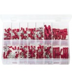 Assortment Box of Terminals Insulated - Red