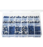 'Max Box' Assortment of Terminals Insulated - Blue