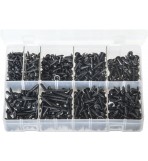Assortment Box of Self-Tapping Screws Flanged - Pozi Black