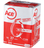 ACE W4 British INOX 10mm H/Clips