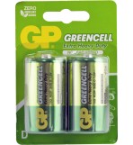 GP BATTERIES 'Greencell' Extra Heavy Duty Batteries - Zinc Chloride