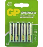 GP BATTERIES 'Greencell' Extra Heavy Duty Batteries - Zinc Chloride