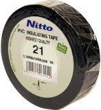 NITTO '21' Plastic Tape - Black