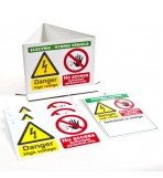 EV Vehicle Warning Sign Pack