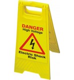 EV High Voltage Floor Sign