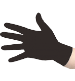 OnHand Black Nitrile Gloves