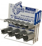 JUBILEE  Hose Clips Dispenser with 100 Clips and 3 x Hose Clip Drivers