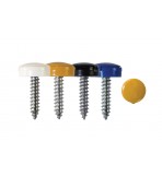 'Everyday' ESSENTIALS Mixed Number Plate Fasteners - Self-Tappers with Hinged Caps 