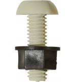 Number Plate Fasteners - Plastic Number Plate Bolts & Nuts 