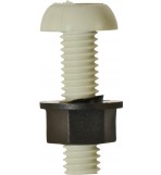 Number Plate Fasteners - Plastic Number Plate Bolts & Nuts 