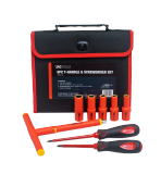 RG TOOLS VDE 3/8 Dr T-Handle+S/Drivers 8pc