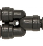 THE WORKSHOP WAREHOUSE Quick-Fit Tube Couplings - Two Way Dividers, Metric 