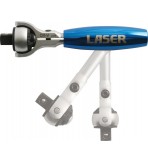LASER Swivel Head Ratchet with T-Handle 