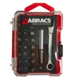 ABRACS Screwdriver Bit & Ratchet Set