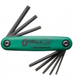 BONDHUS 'GorillaGrip TORX&reg'; Driver Fold Up Set