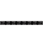 Premium 'Type 706' Black Adhesive Wheel Weights For Motorcycles - Lead