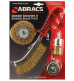 ABRACS Spindle Mounted & Scratch Brush Pack