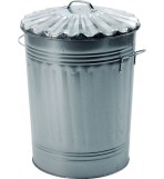 Dustbin & Lid Galvanised