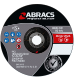 ABRACS 'Phoenix Silver' Depressed Centre Metal Cutting Discs - INOX