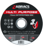 ABRACS Hybrid '3 in 1' Multi Purpose Discs Depressed Centre Metal