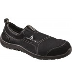 DELTAPLUS Lightweight Slip-On Safety Shoes - Black