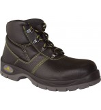 DELTAPLUS Leather Safety Boots - Black