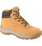 DELTAPLUS Nubuck Leather Hiker Safety Boots - Sand