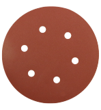 ABRACS Hook & Loop Discs - 6 Holes