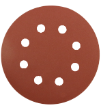ABRACS Hook & Loop Discs - 8 Holes