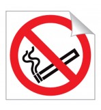 No Smoking 80 x 80mm Sticker