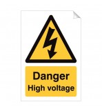 Danger High Voltage 240 x 360mm Sticker