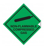 Non-Flammable Compressed Gas 100 x 100 Sticker