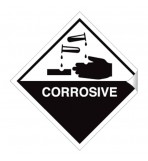 Corrosive 100 x 100mm Sticker
