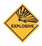 Explosive 100 x 100mm Sticker
