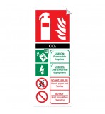 CO2 (Carbon Dioxide) 250 x 100mm Sticker