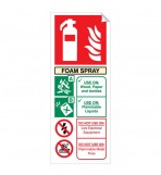 Foam Spray 250 x 100mm Sticker