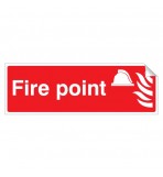 Fire Point 120 x 360mm Sticker