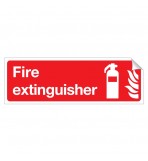 Fire Extinguisher 120 x 360mm Sticker