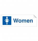 Women 120 x 360mm Sticker