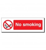 No Smoking 120 x 360mm Sign