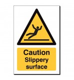Caution Slippery Surface 240 x 360mm Sign