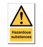 Hazardous Substances 240 x 360mm Sign