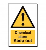 Chemical Store Keep Out 240 x 360mm Sign