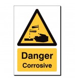 Danger Corrosive 240 x 360mm Sign