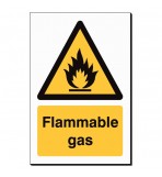 Flammable Gas 240 x 360mm Sign