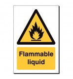 Flammable Liquid 240 x 360mm Sign