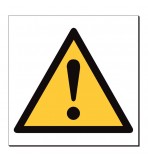 ! (Warning Triangle) 360 x 350mm Sign