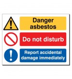 Danger Asbestos 480 x 350mm Sign