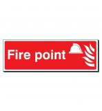 Fire Point 120 x 360mm Sign