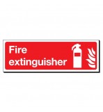 Fire Extinguisher 120 x 360mm Sign